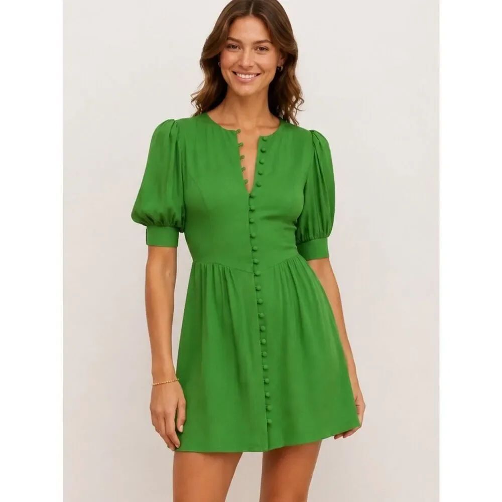 NWT Reformation Puff Sleeve Dress